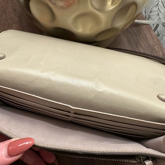 Coach Foldover Clutch Crossbody in Textured Reptile-Print - Picture 7 of 11